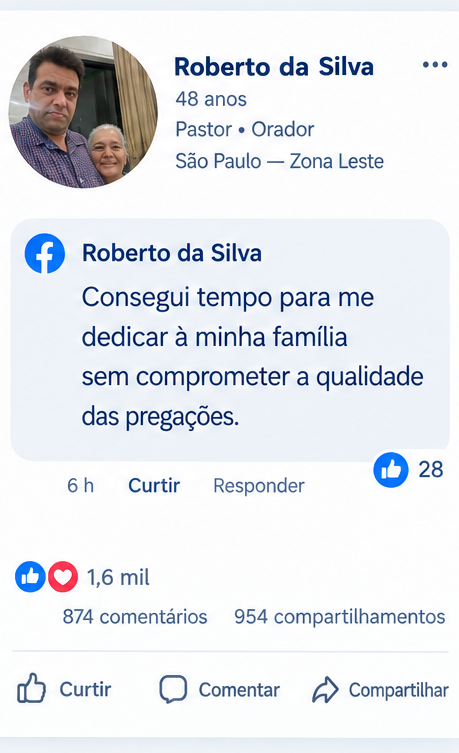 Depoimento real de Roberto da Silva sobre o material